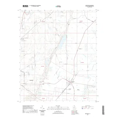 2020 Map of Mer Rouge, 2020 Print