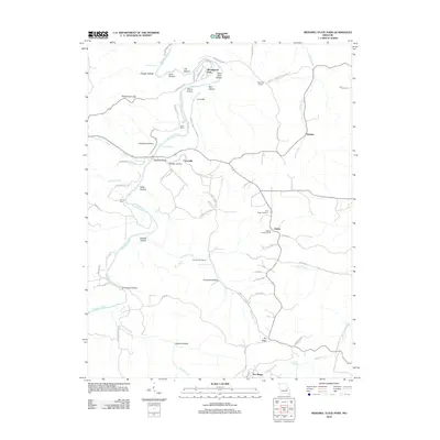 2012 Map of Meramec State Park, 2012 Print