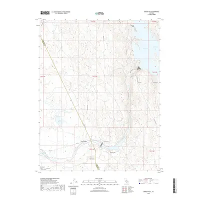 2018 Map of Merced Falls, 2018 Print