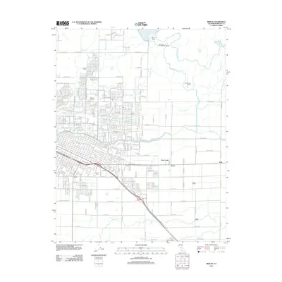 2012 Map of Merced, 2012 Print