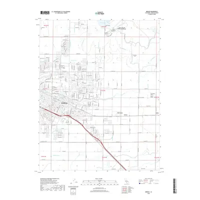 2018 Map of Merced, 2018 Print