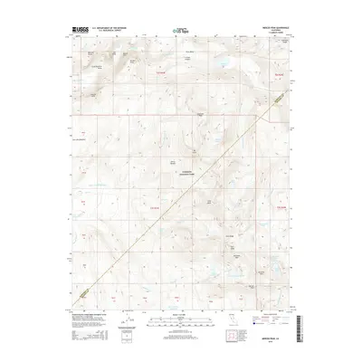2015 Map of Merced Peak, 2015 Print