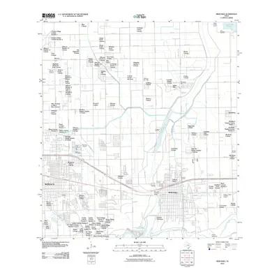 2010 Map of Mercedes, 2010 Print