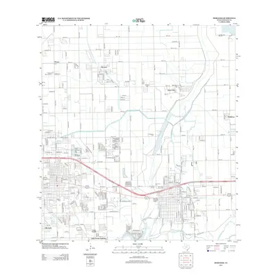 2013 Map of Mercedes, 2013 Print