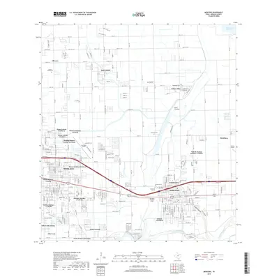 2019 Map of Mercedes, 2019 Print