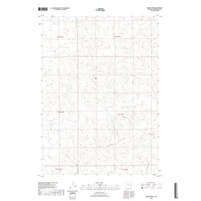 2018 Map of Mercer Draw, 2018 Print