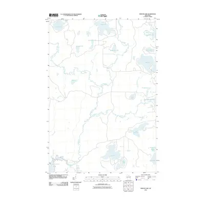 2010 Map of Mercer Lake, 2010 Print
