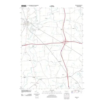 2010 Map of Mercer, 2010 Print