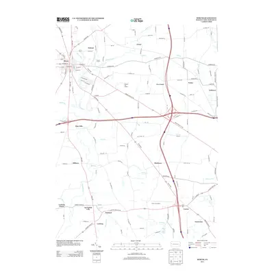2013 Map of Mercer, 2013 Print