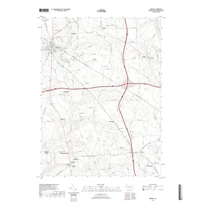 2019 Map of Mercer, 2019 Print
