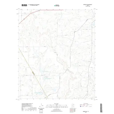 2019 Map of Mercers Gap, 2019 Print