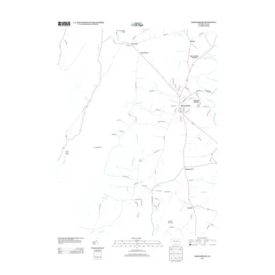 2013 Map of Mercersburg, 2013 Print