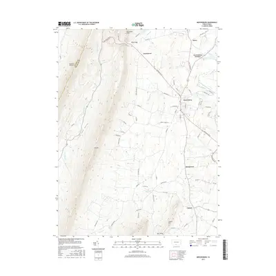 2016 Map of Mercersburg, 2016 Print
