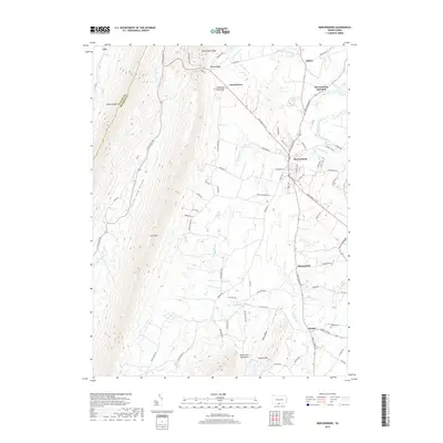 2019 Map of Mercersburg, 2019 Print