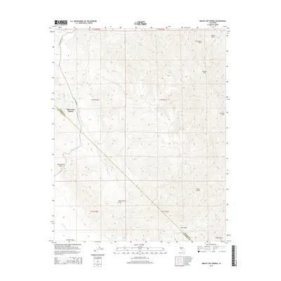 2015 Map of Mercey Hot Springs, 2015 Print