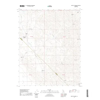 2018 Map of Mercey Hot Springs, 2018 Print
