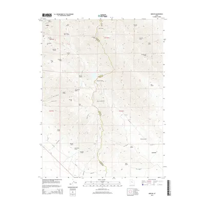 2014 Map of Mercur, 2014 Print