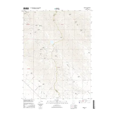 2017 Map of Mercur, 2017 Print