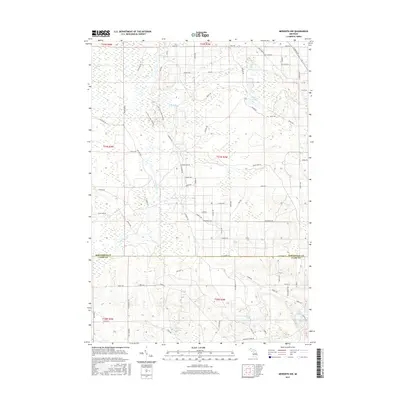 2017 Map of Meredith NW, 2017 Print