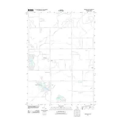 2011 Map of Meredith SW, 2011 Print