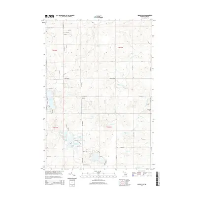 2014 Map of Meredith SW, 2014 Print