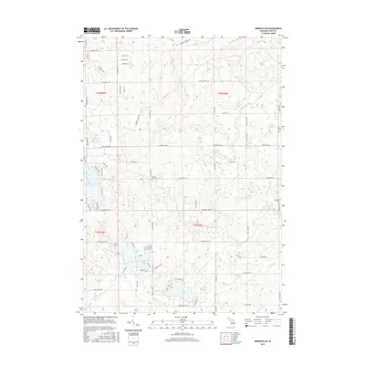 2017 Map of Meredith SW, 2017 Print