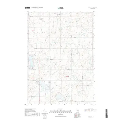 2019 Map of Meredith SW, 2019 Print