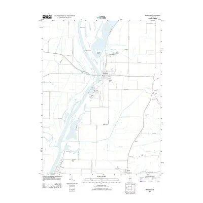 2012 Map of Meredosia, 2012 Print
