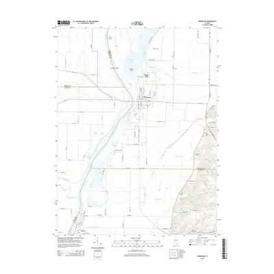 2015 Map of Meredosia, 2015 Print