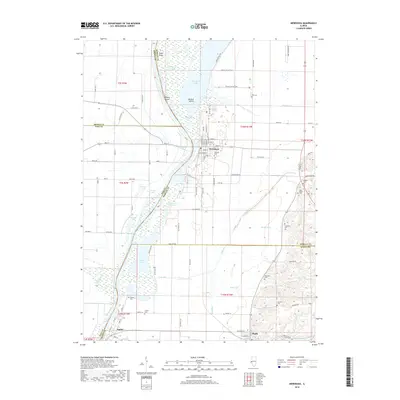 2018 Map of Meredosia, 2018 Print