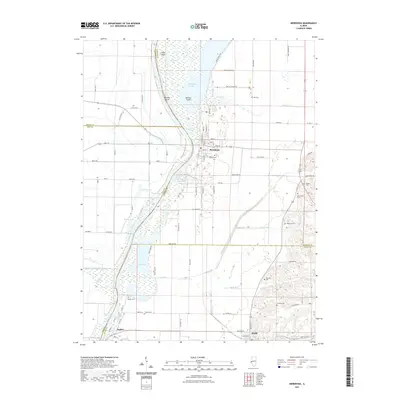 2021 Map of Meredosia, 2021 Print