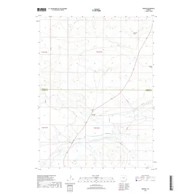 2018 Map of Meriden, 2018 Print