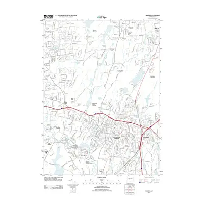 2012 Map of Meriden, 2012 Print