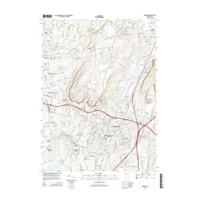 2015 Map of Meriden, 2015 Print