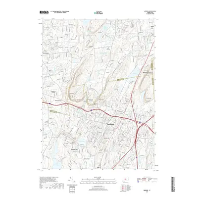 2018 Map of Meriden, 2018 Print