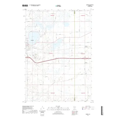 2019 Map of Meriden, 2019 Print