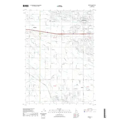 2020 Map of Meridian, 2020 Print
