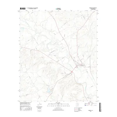 2016 Map of Meridian, 2016 Print