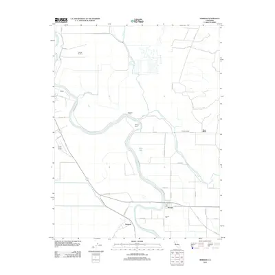 2012 Map of Meridian, 2012 Print