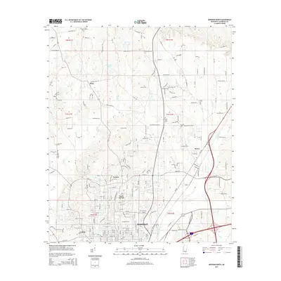 2015 Map of Meridian North, 2015 Print