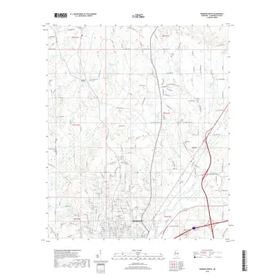 2018 Map of Meridian North, 2018 Print