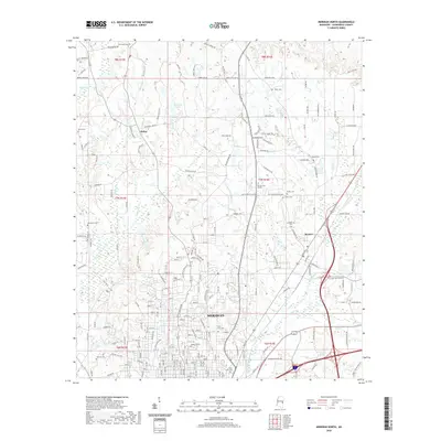 2020 Map of Meridian North, 2020 Print