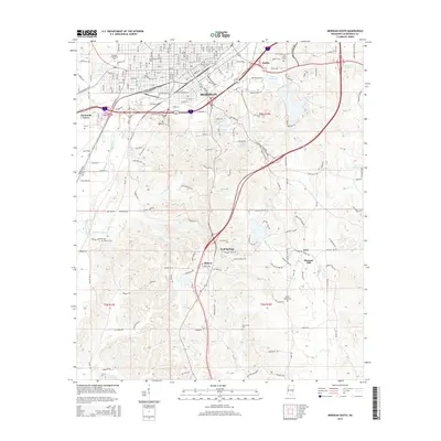 2015 Map of Meridian South, 2015 Print