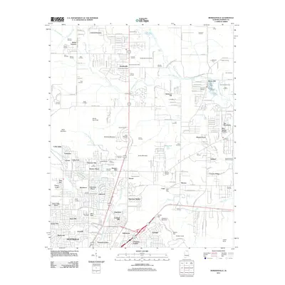 2011 Map of Meridianville, 2011 Print