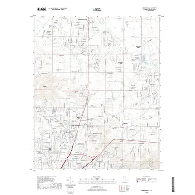 2018 Map of Meridianville, 2018 Print