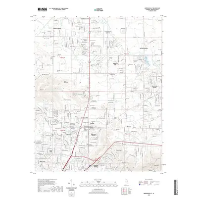 2020 Map of Meridianville, 2020 Print
