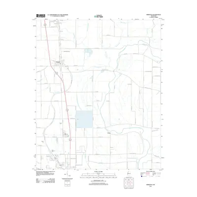 2012 Map of Merigold, 2012 Print