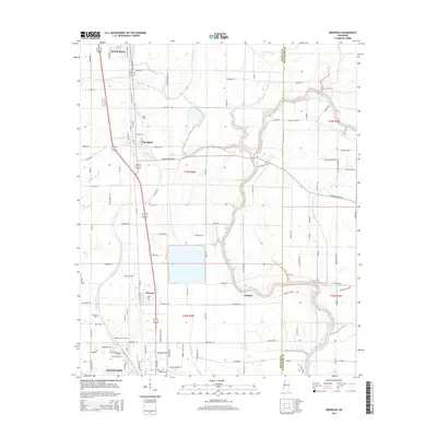 2015 Map of Merigold, 2015 Print