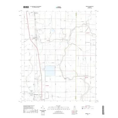 2020 Map of Merigold, 2020 Print
