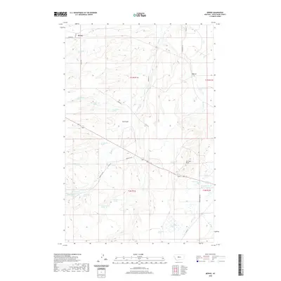 2020 Map of Merino, 2020 Print